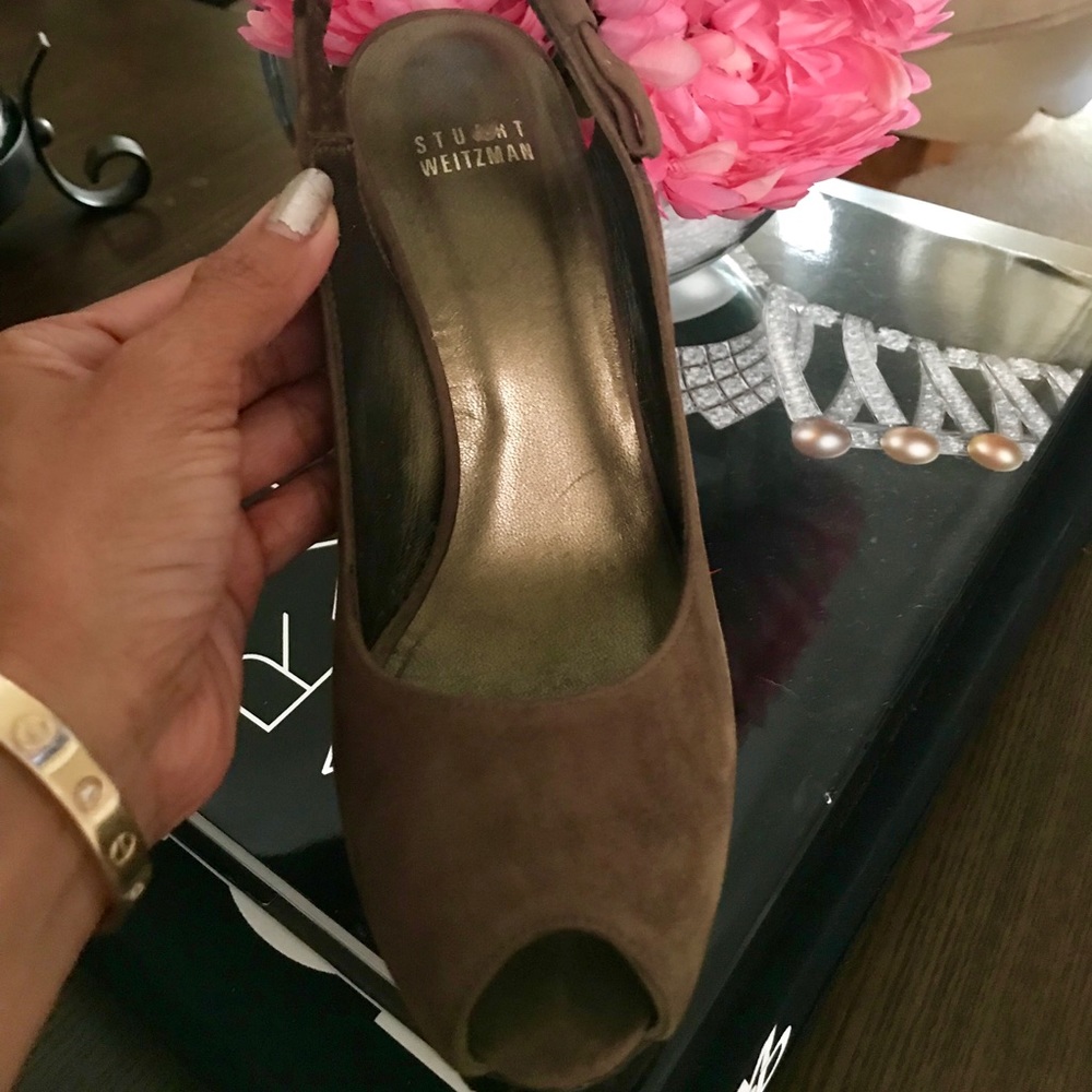 Stuart Weitzman platform shoes